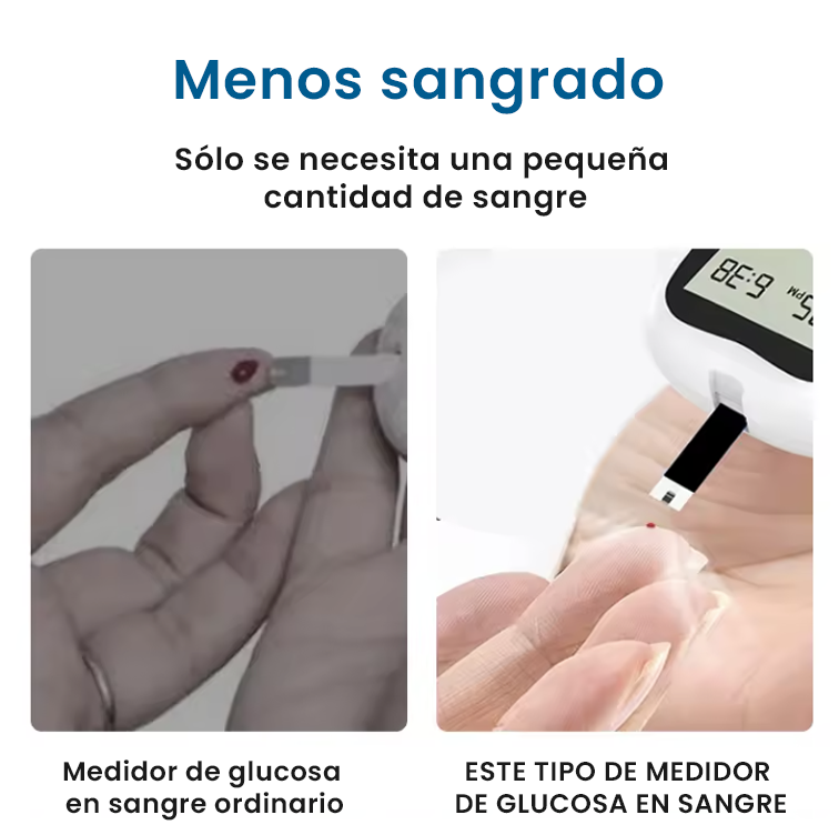 GLUCOMETRO DIGITAL MEDIDOR DE GLUCOSA